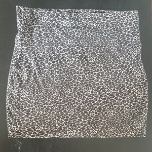 Rue21 Black and White Animal Print Pencil Skirt